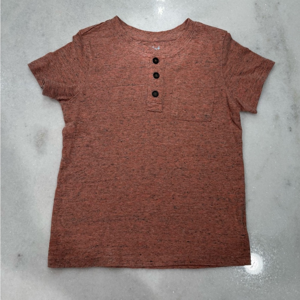 Cat & Jack Rust Short Sleeve Tee